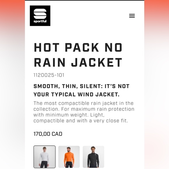 Waterproof cycling jacket packable - Picture 11 of 12